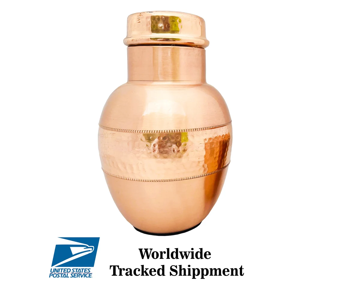 Hammer Copper Water Storage Jar 1.8l